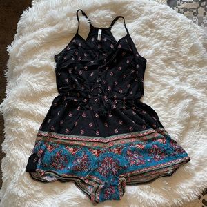 Xhiliration V-neck boho romper Small. 3 for $20